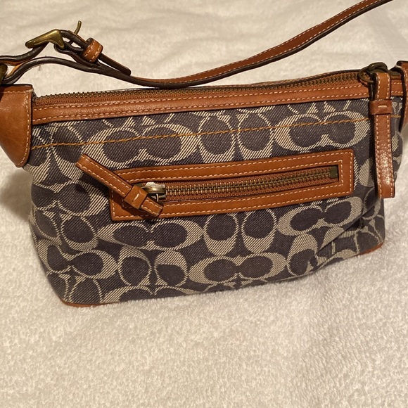 Coach Denim Stripe Mini - Picture 7 of 15